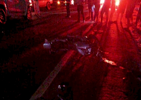 Identificado motoqueiro que morreu em batida com Amarok entre Vicentina e Fátima do Sul>