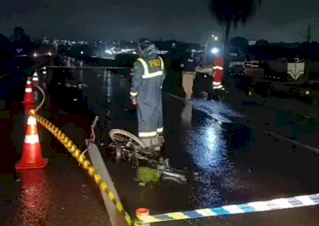 VÍDEO: Ciclista morre ao ser atropelado na BR-163 em Dourados>