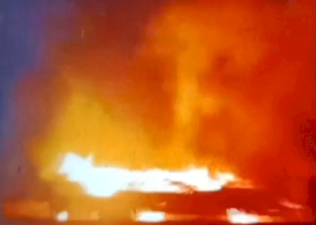 Incêndio destrói residência  em Fátima do Sul