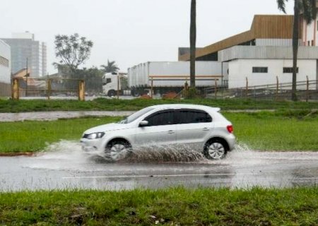 Chuva passa de 100 mm e sul de MS segue sob risco de novos temporais>