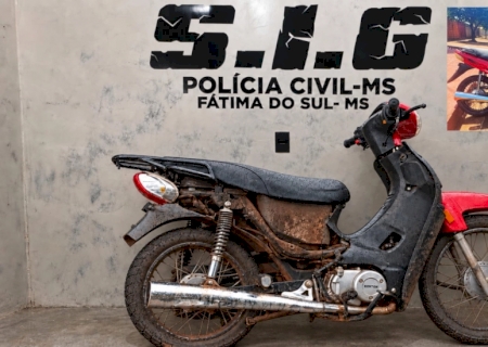 Polícia Civil identifica suspeitos e recupera motocicleta furtada durante votação em Fátima do Sul>